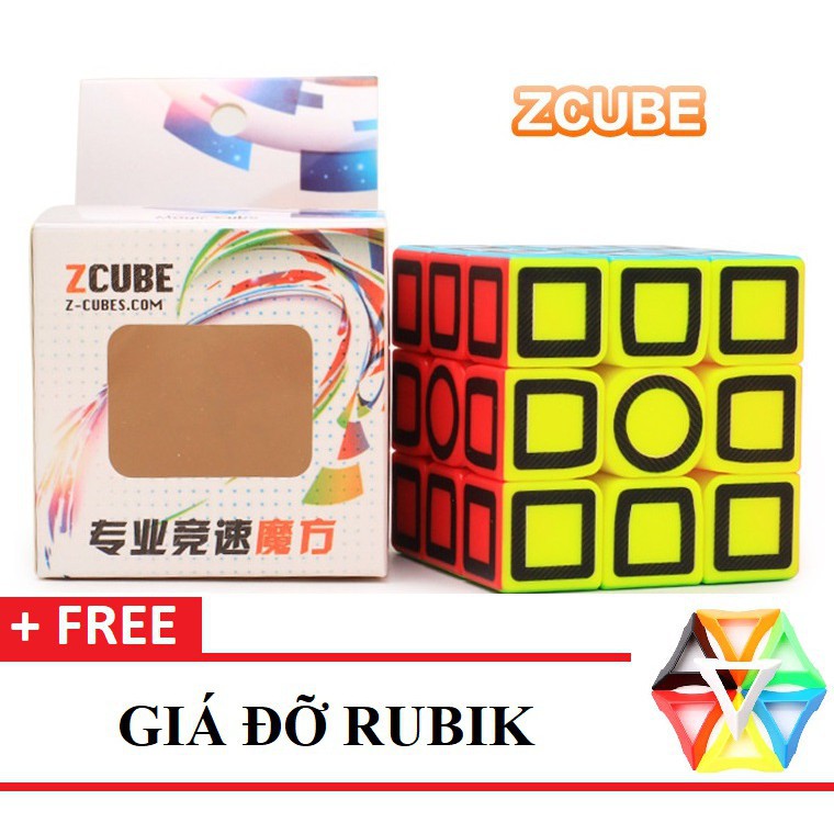 ❤️ HOTSALE ❤️ Đồ chơi giáo dục Rubik 3 x 3 x 3 khối lập phương HM0402 - TẶNG 1 GIÁ ĐỠ RUBIK