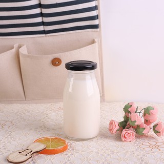 Combo 20 chai thủy tinh tròn 200ml nắp thiếc