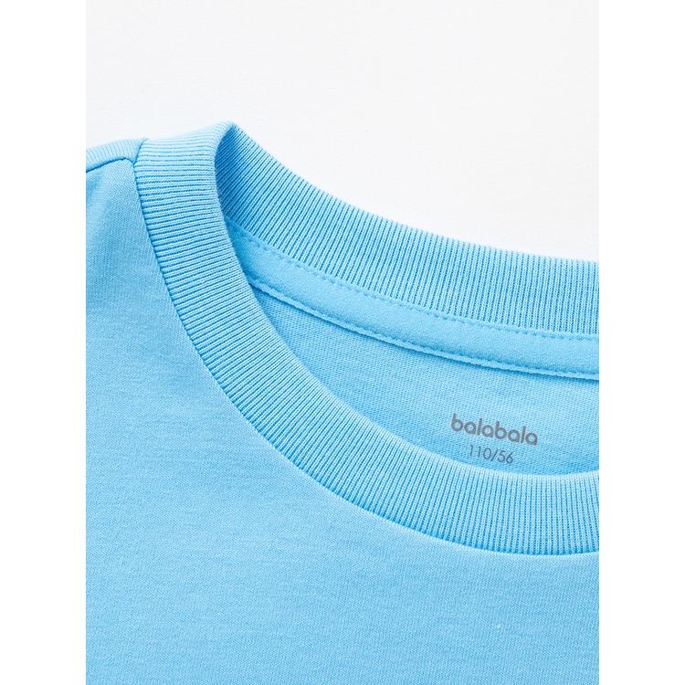 Áo thun mềm mịn mặc mùa hè nhiều màu thương hiệu BALABALA dành cho trẻ em từ 4 đến 8 tuổi 208222117205