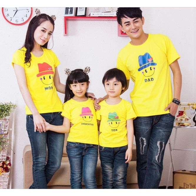 set 4 áo gia đình