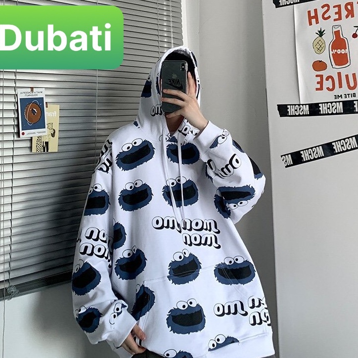ÁO KHOÁC HOODIE CHẤT NỈ DÀY FROM RỘNG MA OMMO NAM NỮ SIÊU HOT- DUBATI FASHION