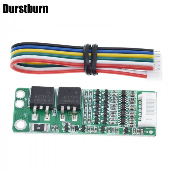 1 Bảng Mạch Bảo Vệ Pin Li-ion 5S 15A BMS 18650 18V 21V