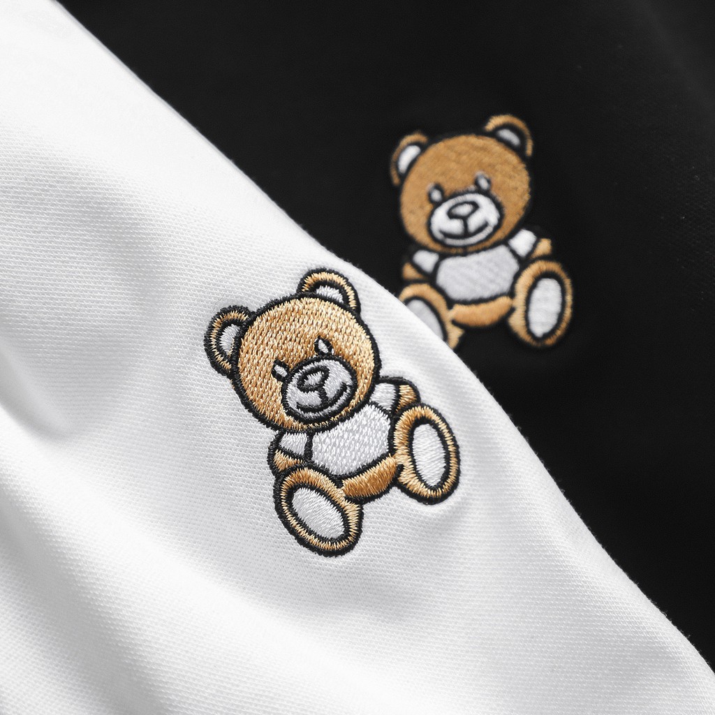 Áo Thun Polo Nam Có Cổ INF Thêu Gấu ĐX, Chất Vải Cotton Co Giãn Dày Dặn, PL002472, SOMEHOW