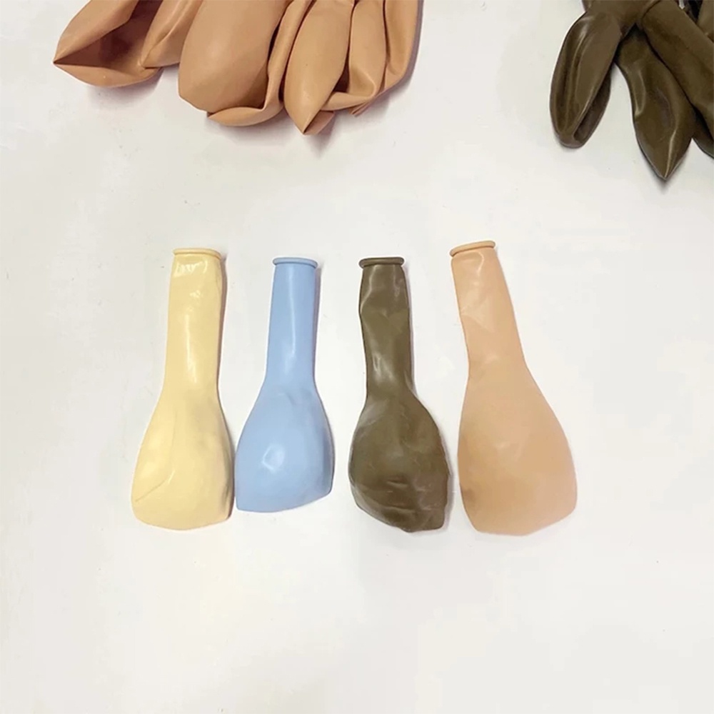 Set 133 Bong Bóng Màu Xanh Dương / Nâu Trang Trí Tiệc