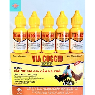 Chính Hãng Combo Via Coccid Cầu-trùng-gia-cầm-thỏ