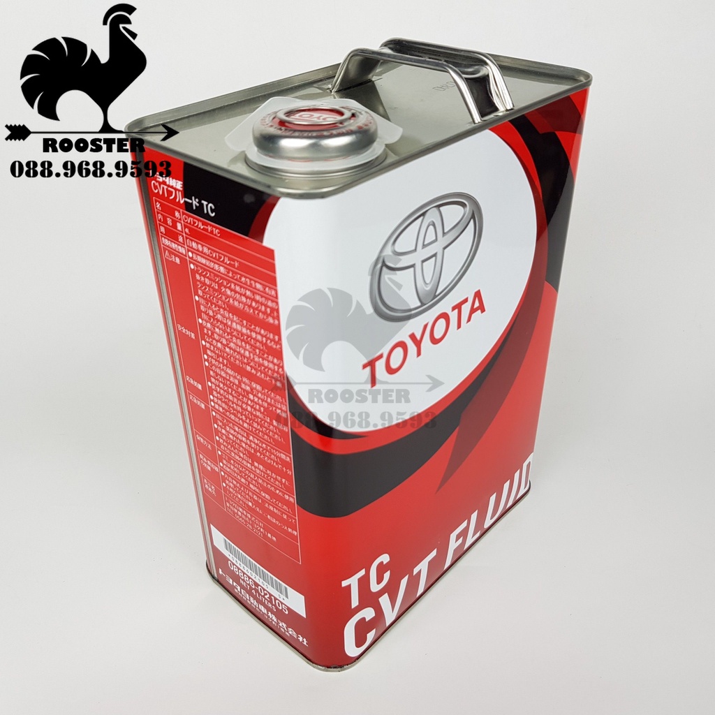 Dầu nhớt hộp số tự động vô cấp(CVT) xe Toyota Vios, Corolla Altis. CVT TC, TC CVT FLUID (Mã: 0888602105)