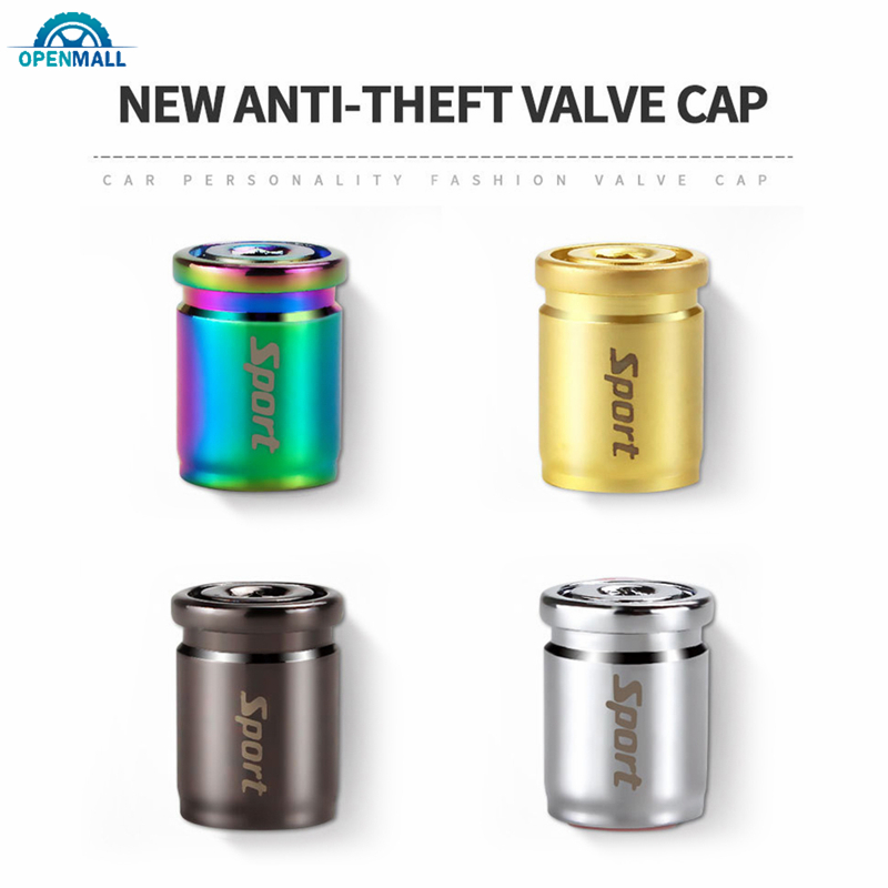 Set 4 nắp đậy van lốp xe ô tô chống trộm tiện lợi chất lượng cao