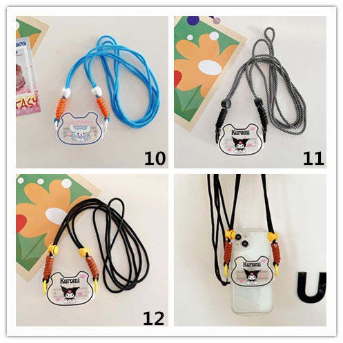 Dây Kẹp Điện Thoại Chống Thất Lạc Nhiều Màu Sắc Họa Tiết Hoạt Hình Dễ Thương