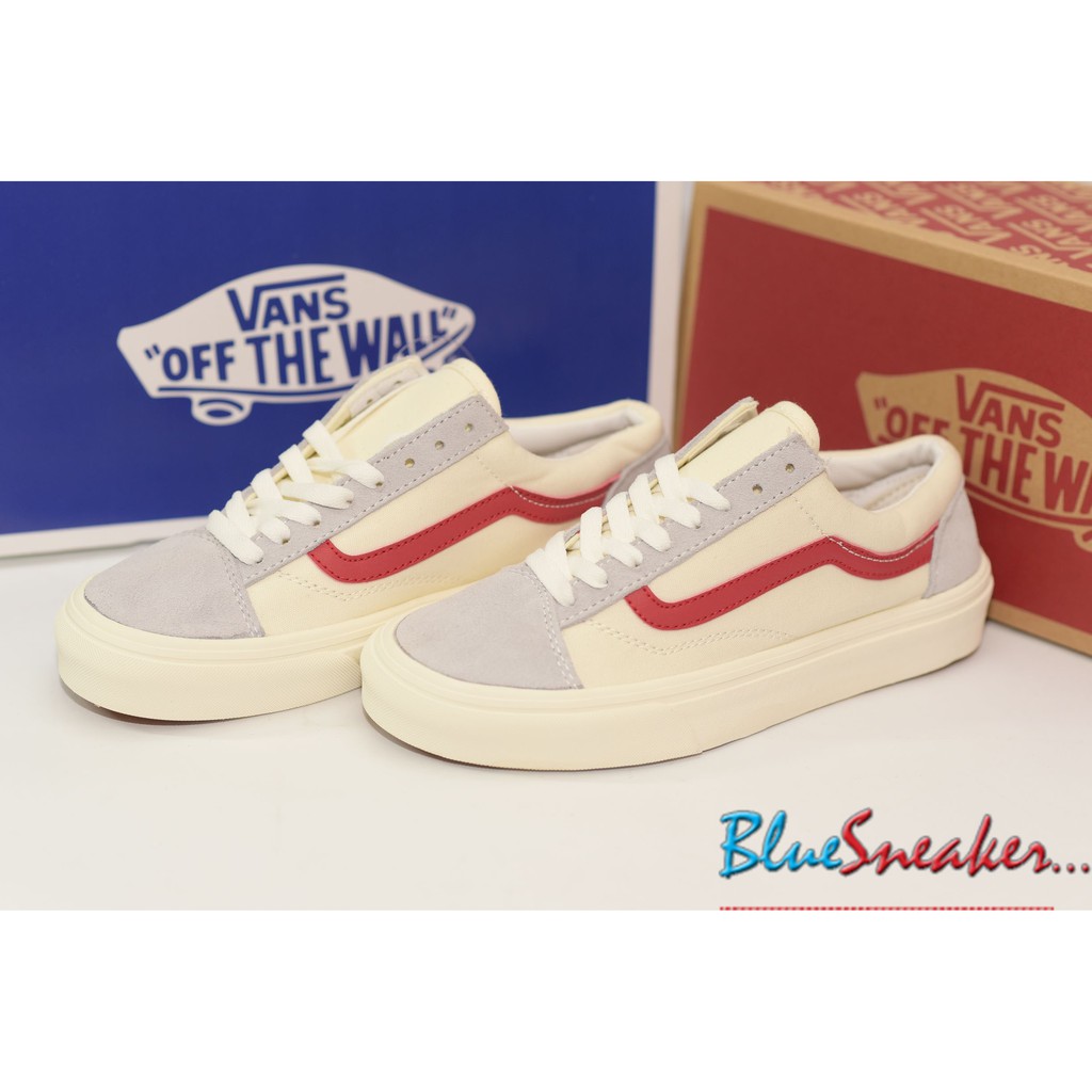 Giày Sneaker Vans Kelly Trắng Đỏ