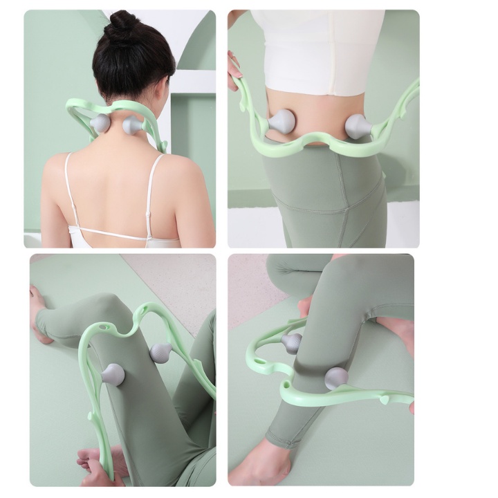 Dụng Cụ Massage Cột Sống Cổ, Vai Gáy đa năng cầm tay tiện dụng