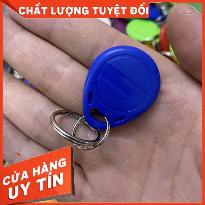 Thẻ RFID [ SAO CHÉP ĐƯỢC ] thẻ từ dạng móc khóa proximity dùng để sao chép ra vào thang máy, tầng hầm đỗ xe