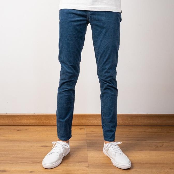 Gap Quần SKINNY Nhung Màu Xanh Nguyên Bản