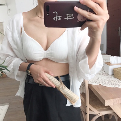 Áo Ngực Bộ đồ lót nữ  Áo Ngực Tam Giác Cúp Tam Giác Siêu Mỏng Không Đường May Dây Đeo Có Thể Điều Chỉnh Hở Lưng Quyến Rũ