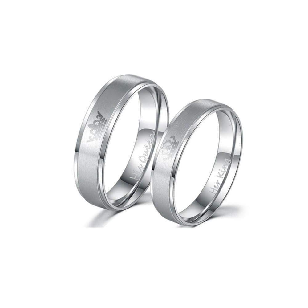 DIACHAVN Nhẫn Inox Cho Cặp Đôi