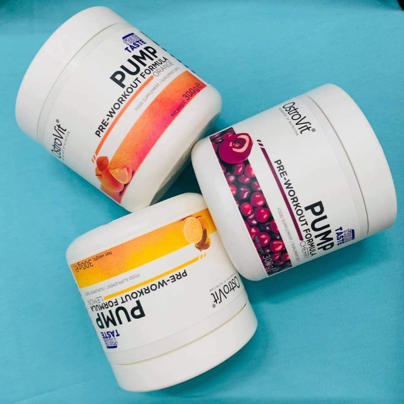 OSTROVIT PUMP PRE-WORKOUT FORMULA TĂNG SỨC MẠNH SỨC BỀN