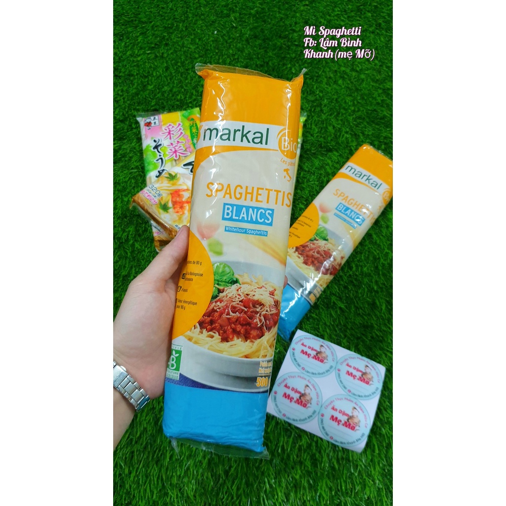 [Markal] Mì Spaghetti hữu cơ 500gr (có tách lẻ 100gr)