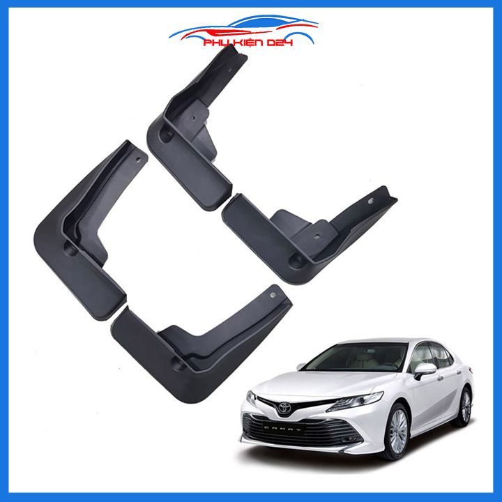 Bộ 4 chắn bùn chuẩn cho xe Camry 2019-2020-2021-2022-2023 (kèm bộ ốc)
