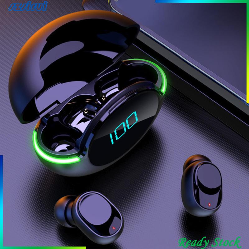 Tai Nghe Nhét Tai HiFi IPX4 Có Màn Hình LED Kèm Mic Chuyên Dụng Cho Chạy Bộ