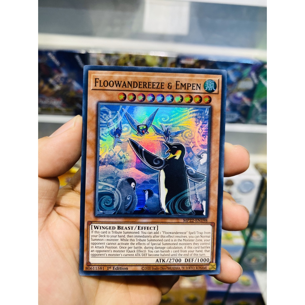 Thẻ Bài YugiOh!Mã MP22-EN198 - Floowandereeze & Empen - Super Rare - 1st Edition