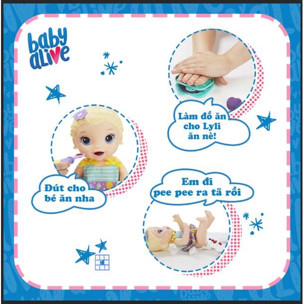 Bé lily tập ăn dặm của baby alive full hộp - ảnh sản phẩm 1