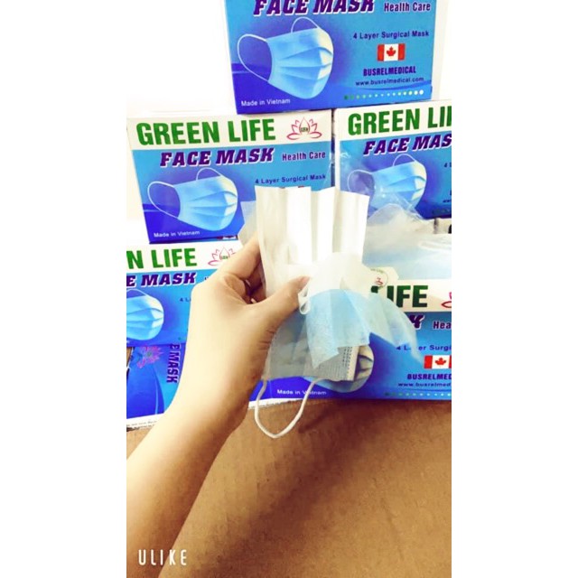 Khẩu trang y tế 4 lớp Giấy Kháng Khuẩn 99% - Hàng Chính Hãng Xuất Khẩu