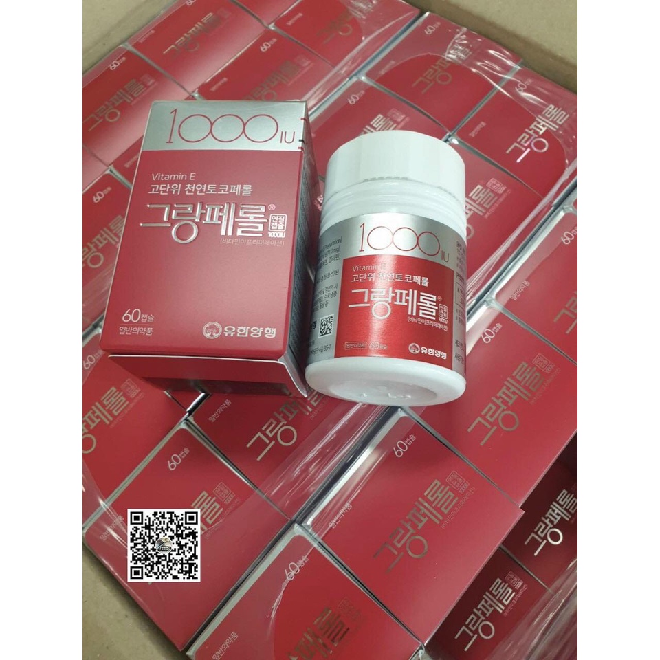 𝐕𝐢𝐭𝐚𝐦𝐢𝐧 𝐄 Hàn Quốc 1000IU Hộp 60 viên