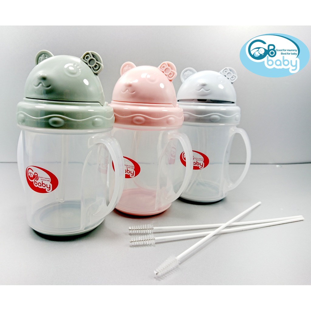 Bình nước bật gấu GB-Baby 240ml Chính Hãng cho Bé