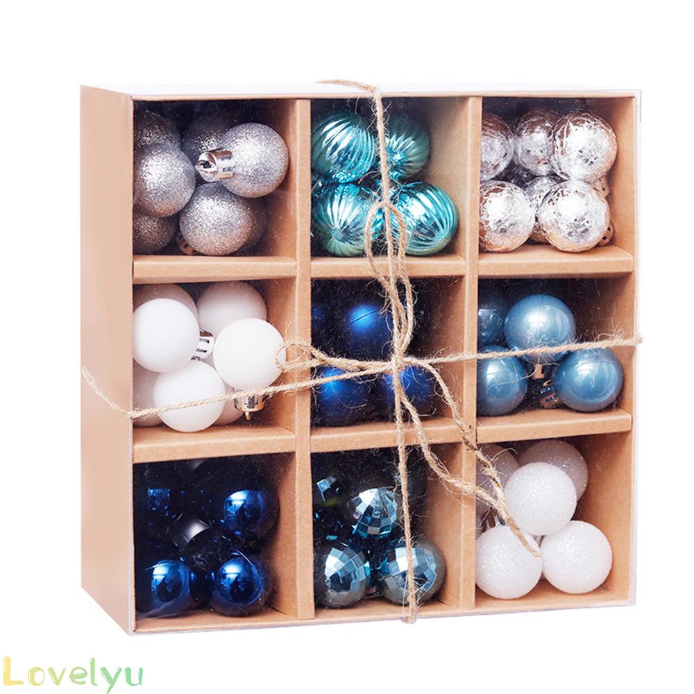 Set 99 quả châu 3cm trang trí cây thông Noel