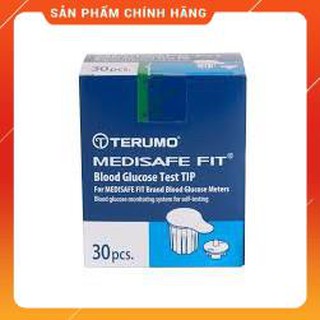 Hộp 30 Que Thử Tiểu Đường, Đường Huyết Terumo Medisafe Fit