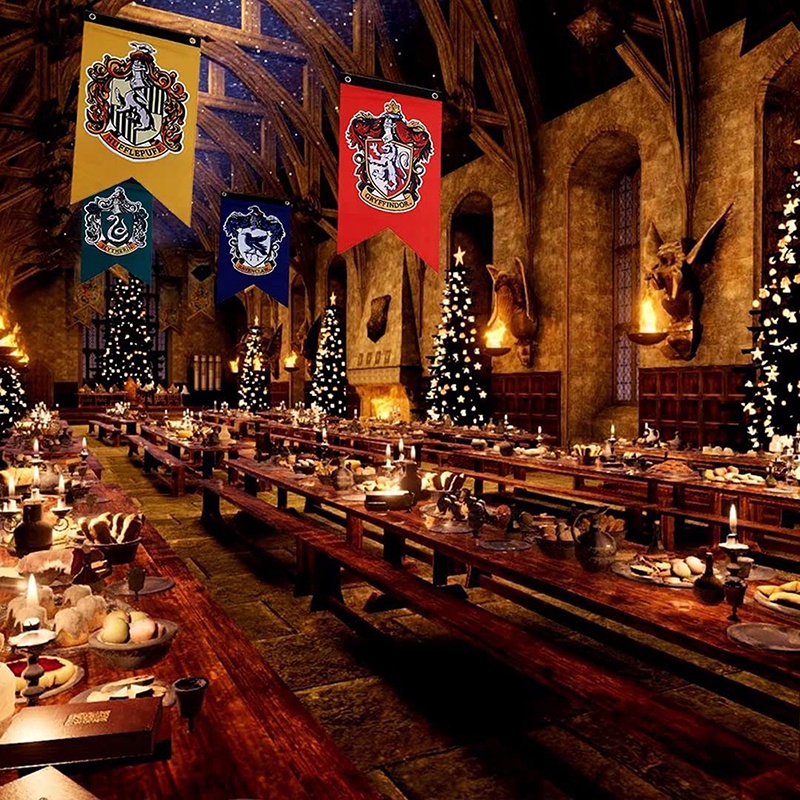 Cờ Treo Trang Trí Harry Potter