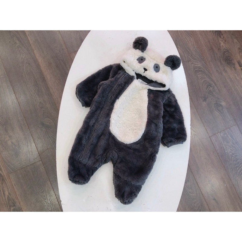 Body ủ lông gấu Panda xuất xịn cho bé