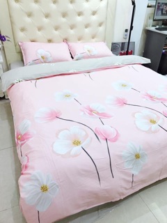 SET CHĂN GA GỐI COTTON LỤA DEMI