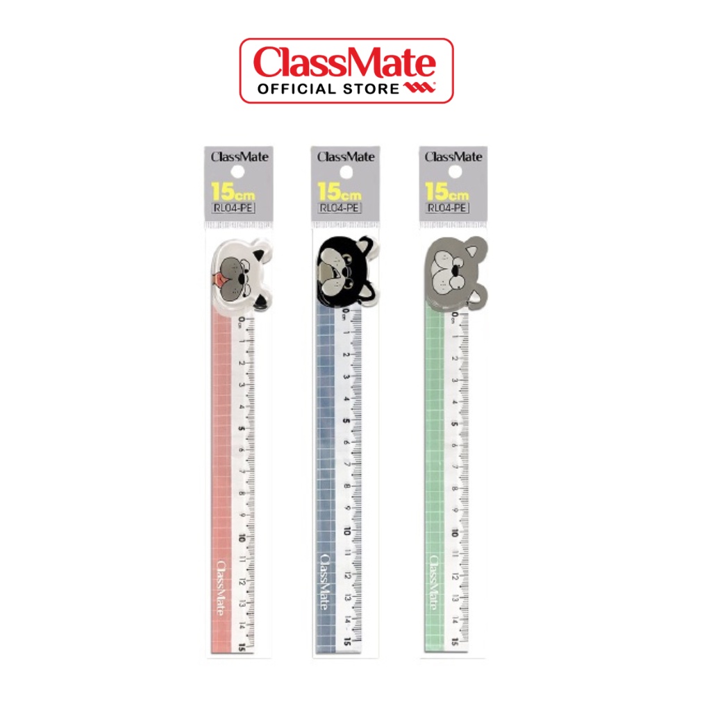 Thước Kẻ Nhựa CLASSMATE Cho Học Sinh 15cm RL04-PE