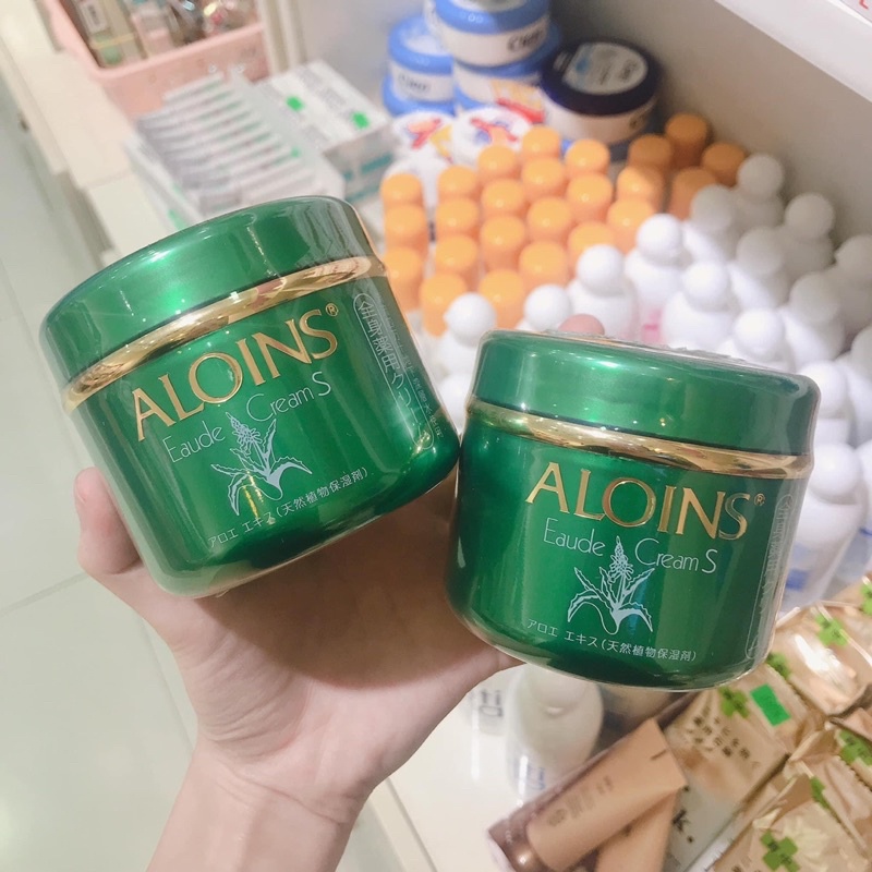 [Hàng _Nhật]  Kem Xanh Lô hội Aloins Eaude Cream Dưỡng Da Toàn Thân Hàng Nhật Nội Địa 185G