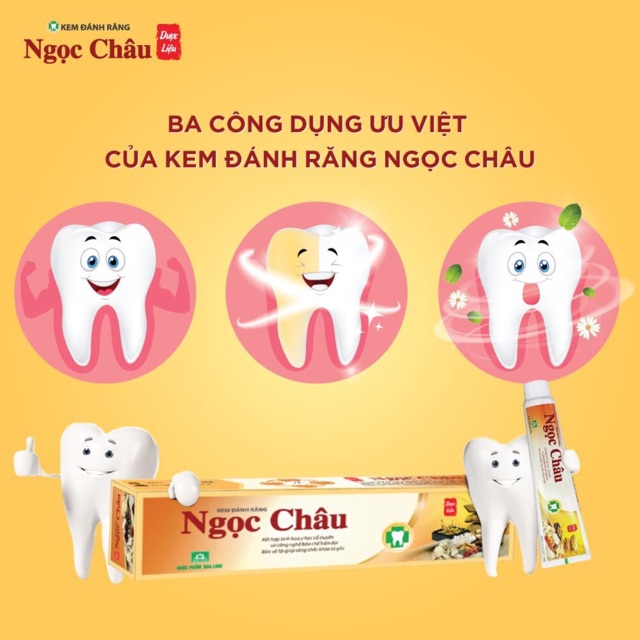 Kem đánh răng dược liệu Ngọc Châu