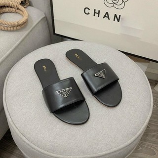 Dép thời trang Prada da lì