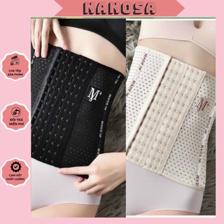 Đai nịt bụng giảm mỡ xiết eo - gen định hình bụng giảm eo thon gọn vòng 2 quyến rũ nanosa d01
