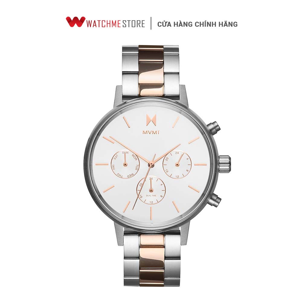 [ ĐẶC BIỆT 18-29.07 - VOUCHER 10%] - Đồng hồ Nữ MVMT dây thép không gỉ 38mm - D-FC01-S