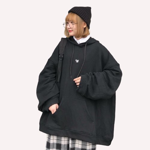 Áo Hoodie Nữ Chất Liệu Da Cá GOUS OFFICIAL Tay Dài Basic FinD The Oversize Phong Cách Cá Tính Dễ Phối Đồ - 1896 | BigBuy360 - bigbuy360.vn
