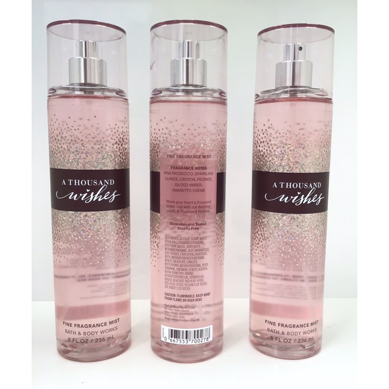 ⭐🌠✨[BILL Mỹ] Xịt thơm 𝑨 𝑻𝒉𝒐𝒖𝒔𝒂𝒏𝒅 𝑾𝒊𝒔𝒉𝒆𝒔 236ml Bath&Body Works🎆 | Thế Giới Skin Care