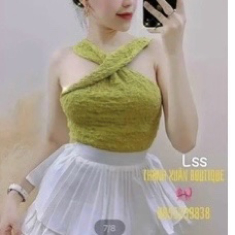 Áo dây chéo cô chất xốp