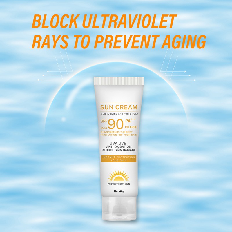 Kem Chống Nắng SPF90 PA+++ Chống Oxy Hóa Dưỡng Ẩm Làm Sáng Da 40g