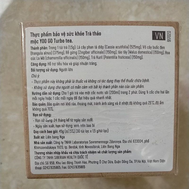 (SẴN) TRÀ TIÊU HOÁ THẢI MỠ GIẢM CÂN YOOGO TURBO | BigBuy360 - bigbuy360.vn