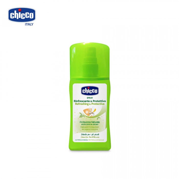 Xịt chống muỗi Chicco 100ml Extra mẫu mới bảo vệ an toàn cho mẹ và bé, không gây kích ứng da, xuất xứ Italy