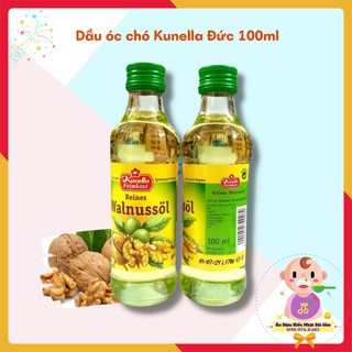 Dầu óc chó đức kunella 100ml nguyên chất - dầu ăn cho bé ăn dặm