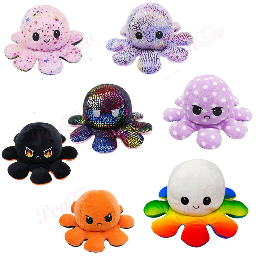 Thú Nhồi Bông Hình Bạch Tuộc Nhiều Màu Sắc