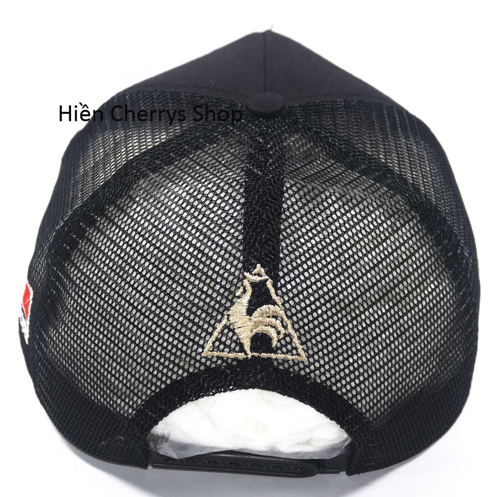 Nón kết lưới thêu hình con gà kiêu cao cấp, khóa nhựa - Kiểu dáng thời trang cá tính thích hợp cho mọi người