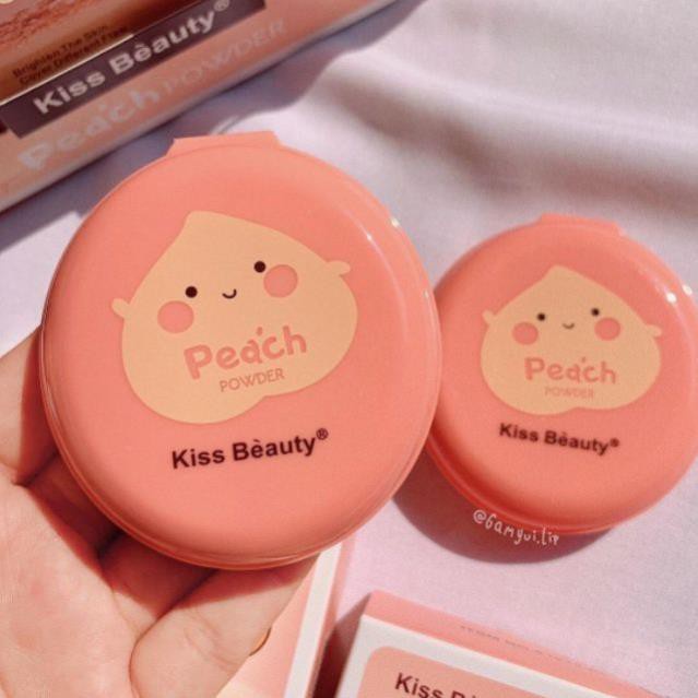 Phấn Nén Trái Đào Kiềm Dầu Kiss Beauty | BigBuy360 - bigbuy360.vn