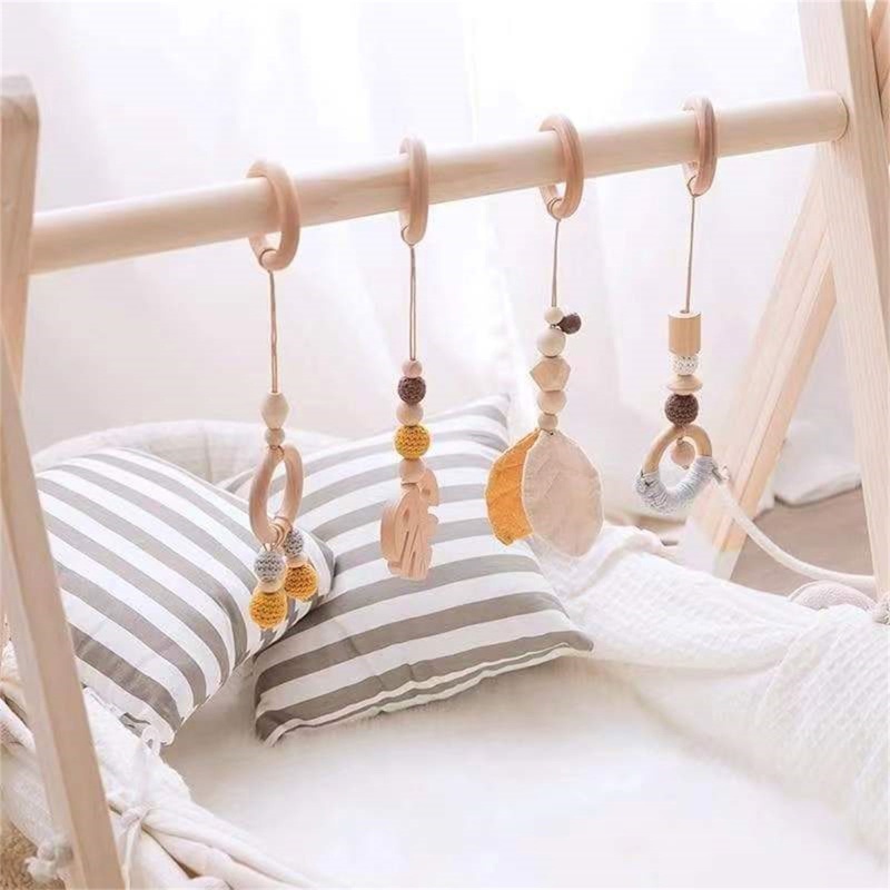 Haha Đồ Chơi Lục Lạc Đồ Chơi Mặt Dây Chuyền Bắc Âu Treo Phòng Tắm Cho Bé