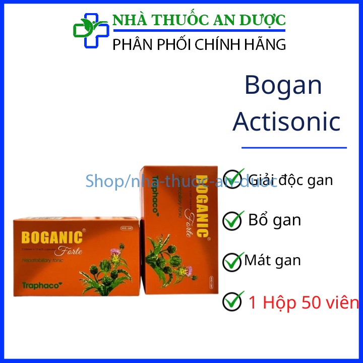 Viên uống bổ gan Actisonic giúp giải độc gan, bảo vệ bào gan, tăng cường chức năng gan - Hộp 50 viên